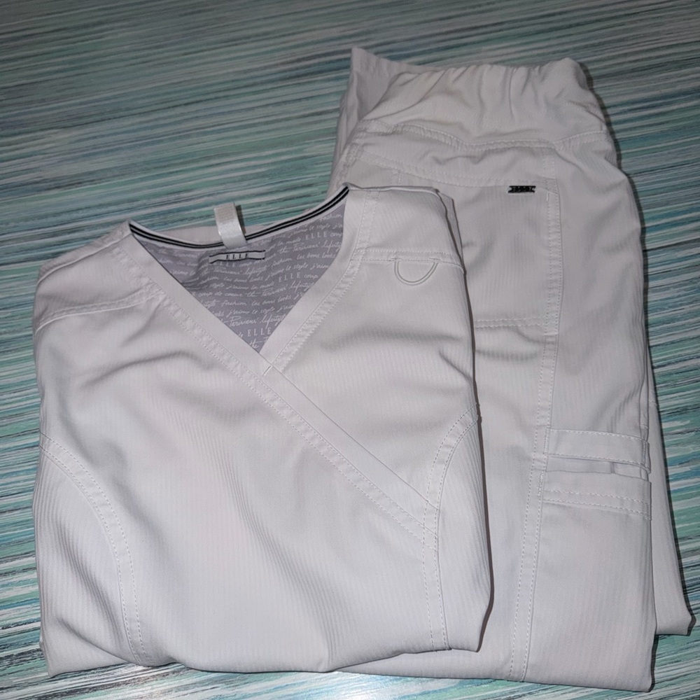 White Scrub Set
